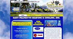 Desktop Screenshot of eastpalmettoheatandcool.com